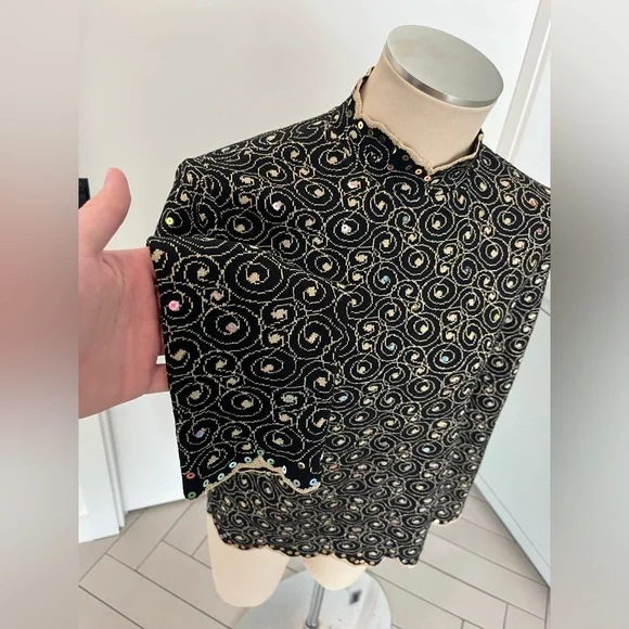 St John Pullover Sweater Knit Marie Gray Long Sleeve Event Ready Sweater - Picture 3 of 8